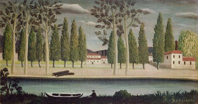 By the River, c.1890 by Henri Rousseau